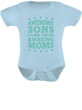 Tstars I Love My Moms Gay Pride Infant Valentines Baby Bodysuit